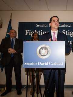 Sen. Carlucci Signs Clean Conscience Pledge On Ethics, Finance Laws