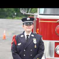 <p>Kellie Goodell, of Fort Lee, on Jan. 1 will be sworn in as the River Vale Volunteer Fire Department&#x27;s first female chief.</p>