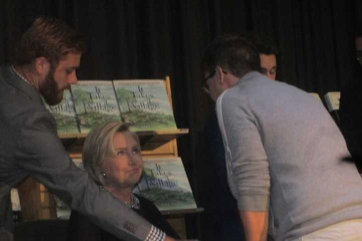 Hillary Clinton Draws Big Crowd At Hometown Book Signing In Chappaqua