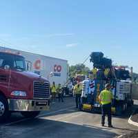 Deer Causes Double Tractor-Trailer Crash With SUV That Closes Route 17