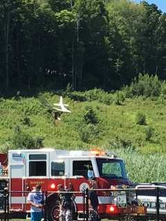 Plane Crashes On Takeoff At Danbury Airport