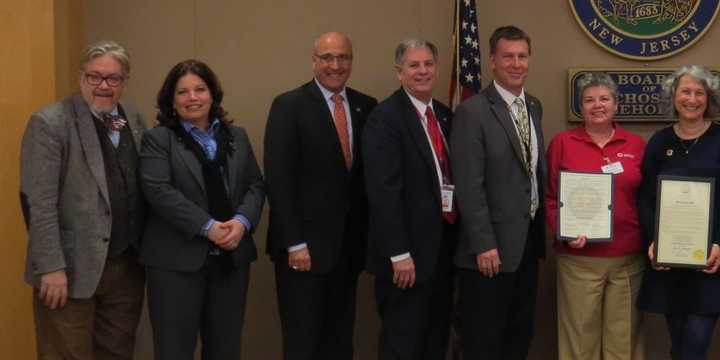 Bergen County Freeholders recognized March as American Red Cross month.