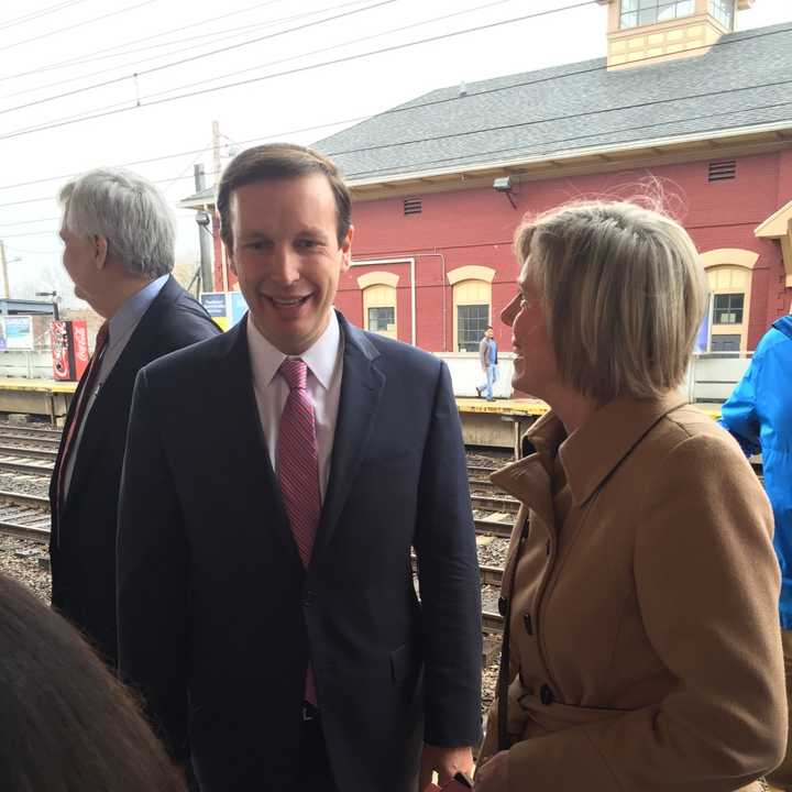 U.S. Senator Chris Murphy rode the Danbury line Friday morning to hear feedback from riders.