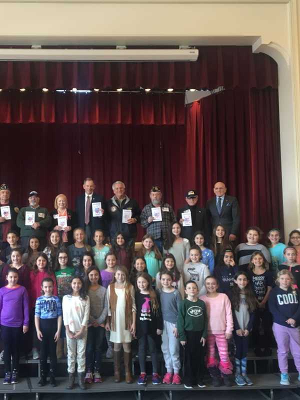 Youngsters Create Valentines For Veterans At Harrison Elementary Schools