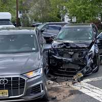 <p>The driver of a Cadillac Escalade was treated for a minor injury at the scene of the May 1 noontime crash with an Audi Q7 at South Van Dien and East Ridgewood avenues.</p>