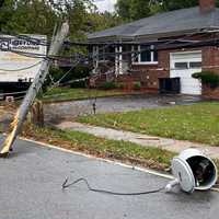 <p>PSE&amp;G was called to replace the pole.</p>