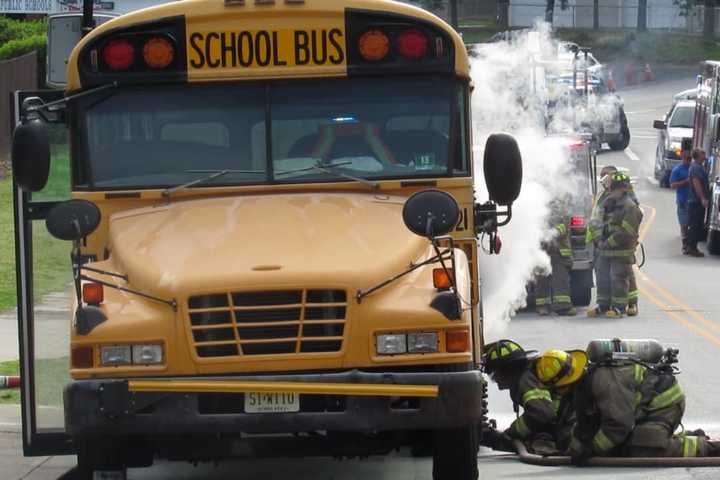 No Injuries In Hawthorne School Bus Fire