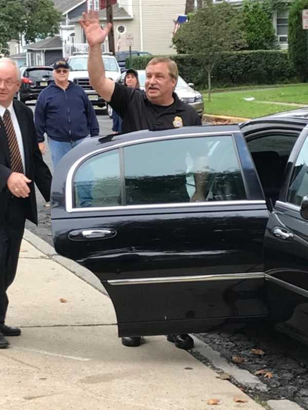 Final Walkout: Maywood Police Chief David Pegg Gets Raucous Send-Off