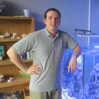 <p>Sean Hofer, proprietor of Gills Aquarium Store, plans a grand opening celebration this weekend in Mamaroneck.</p>