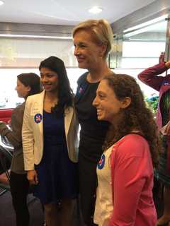 Planned Parenthood's Cecile Richards Stumps For Clinton In Stamford