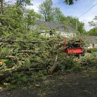 <p>The cleanup begins in Carmel.</p>