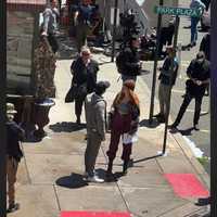 Blake Lively, Justin Baldoni Spotted Filming 'It Ends With Us' In Hoboken (PHOTOS)