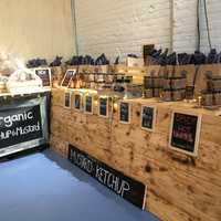 <p>At Americana&#x27;s Collective: organic ketchup and mustard, large coloring posters, pieces of artwork, handmade clothing and jewelry, skincare and fragrance items, and even fine silver.</p>