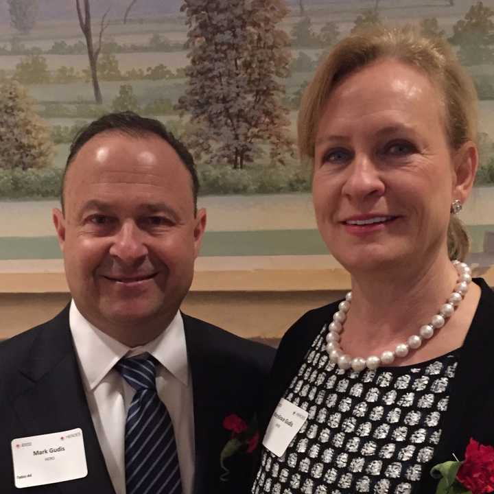 The Red Cross honored Westport residents Mary and MaryGrace Gudis during an awards breakfast Friday morning.