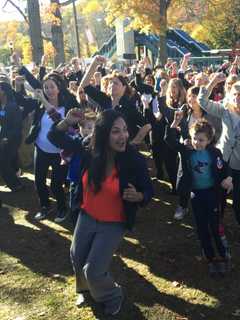 Clinton Supporters Dance It Out At Hillary Pantsuit Flashmob In Chappaqua