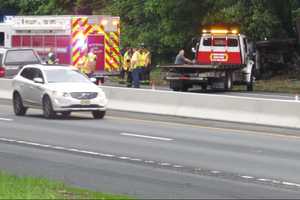 1 Extricated In Route 208 Wyckoff Rollover, Traffic Crawls