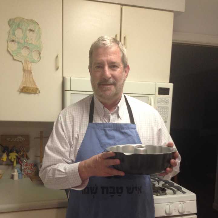 Rabbi Steve Kane loves making banana cake.