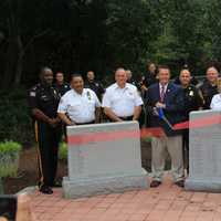 <p>Passaic County officials gathered Wednesday for a ribbon cutting ceremony for the Sheriff’s K-9 Memorial at Lambert Castle in Paterson.</p>