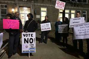 Protesters At City Hall Call For 'No' Vote On Huge Shelton Development