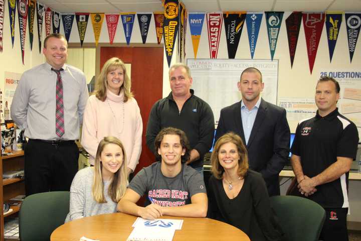Carmel HS Wrestler Dominic Caporale Commits To Sacred Heart