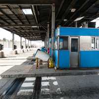 <p>Tappan Zee toll booth</p>