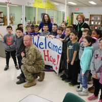 <p>Second grader Sean has a surprise reunion with his father at Benjamin Franklin Elementary School</p>