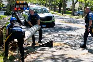 Specialized Police Unit Cranks Up Chainsaws After NJ Pickup Crash