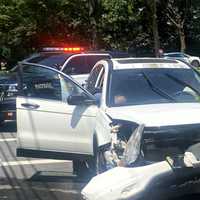 <p>The driver of the Honda SUV wasn&#x27;t injured in the Ridgewood crash, responders said.</p>