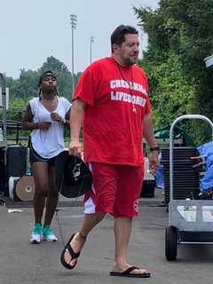 PHOTOS: 'Impractical Jokers' Films Poolside At Cresskill Swim Club