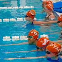 <p>Swimmers at the Stamford Family YMCA.</p>