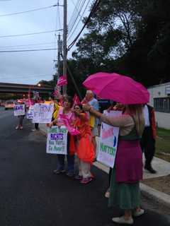 Honk, Wave Held Outside Planned Parenthood In White Plains 