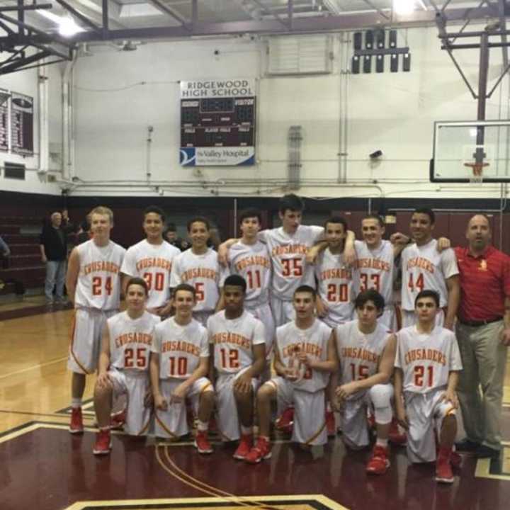 Bergen Catholic&#x27;s freshmen basketball won the county championship for a second consecutive year.