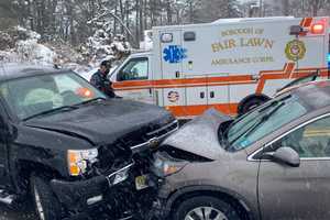 Pickup Truck, SUV Crash Head-On In Fair Lawn