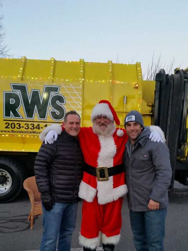 RWS Fills Its Bins With Toys For Tots Donations At Trumbull's Town Hall