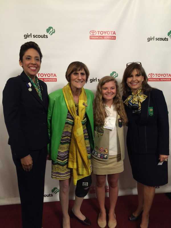 Newtown Girl Scout Celebrates Gold Award Centennial On Capitol Hill