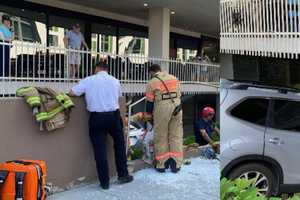 SUV Slams Through Building In DC