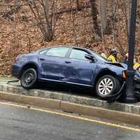 <p>Both occupants refused medical attention after the crash in Ridgewood.</p>