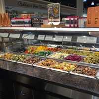 <p>The olive bar at Balducci&#x27;s in Rye Brook.</p>