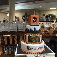 <p>The cake announcing Balducci&#x27;s grand opening in Rye Brook.</p>