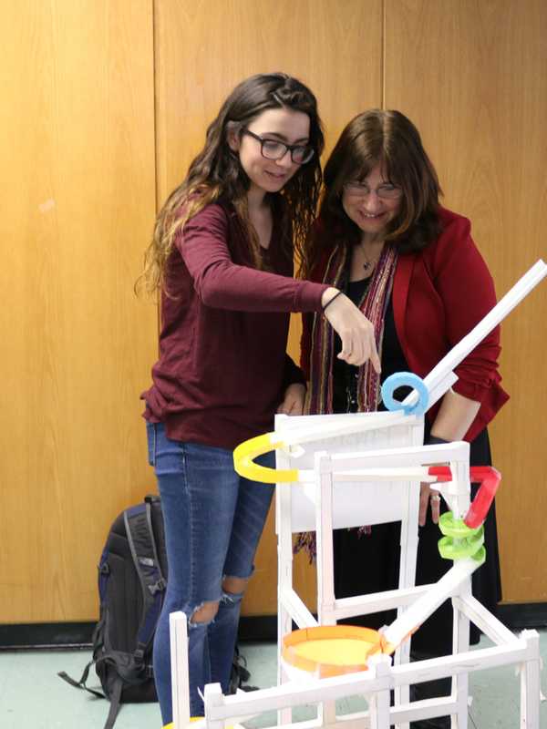 Lakeland Physics Students Make Paper Roller Coasters