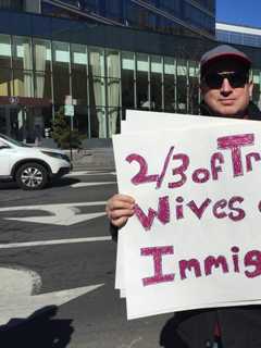 'Not My Presidents Day' Rally Draws Protesters, Politicians In White Plains