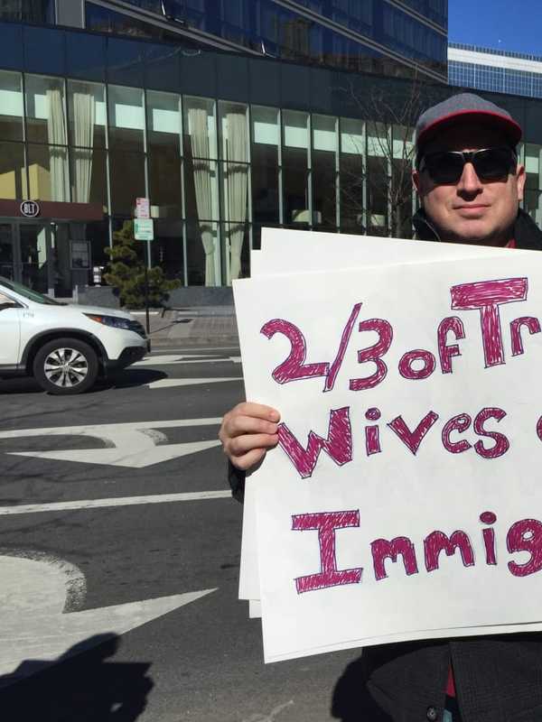 'Not My Presidents Day' Rally Draws Protesters, Politicians In White Plains
