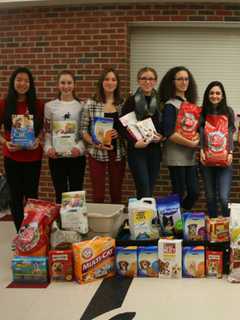 Sleepy Hollow High Club Collects For Local Pet Food Pantry