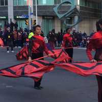 <p>Flags flew at the Stamford Downtown Parade Spectacular.</p>