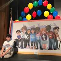 <p>Sarah Harrison, a sophomore at Bunnell High, at the announcement of her win last month in the Doodle 4 Google Competition. Her winning artwork was based on the prompt “What I see for the future…”</p>