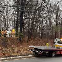 Woodcliff Lake Victim, 17, OK After Pickup Rolls Into Trees Off Route 17