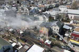 Massive Fire Rips Through Elizabeth Deli