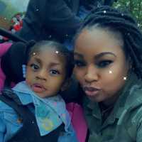 <p>Najmah Nash with Fajr, 6, who died in July 2023 on the school bus.</p>