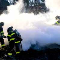 <p>Fair Lawn firefighters doused the blaze.<br></p>