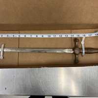 <p>Sword used by Hopkins, police say.</p>